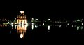 Hoan Kiem Lake in Hanoi at night