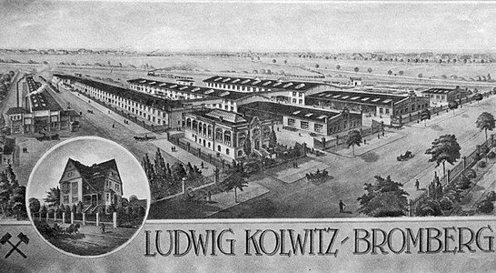 View of the Ludwig Kolwitz factory ca 1900s