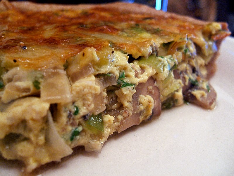 File:Mushroom and leek quiche.jpg