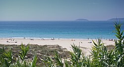 Montalvo Beach with the Ons Island in the background