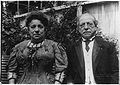 Image 56Samuel Gompers, President of the American Federation of Labor, and his wife, circa 1908.