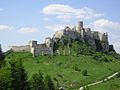 Image 7The Mongol invasion in the 13th century led to construction of mighty stone castles, such as Spiš Castle. (from History of Slovakia)