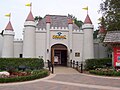 Castle-like entryway to Storybook Gardens