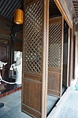 Traditional folding doors in The Old Museum of Wisteria (Changzhou, China)