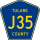 County Road J35 marker