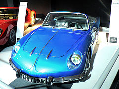 Alpine A108 Cabrio 1958-65.