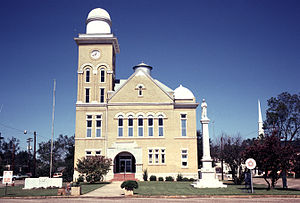 Bibb County courthouse in Centreville, Alabama