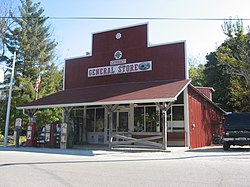 General store in Cataract, within the township