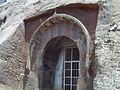 Entrance of Rockcut cave temple(Similar style as Barabar Caves) at Guntupalle, Andhra Pradesh