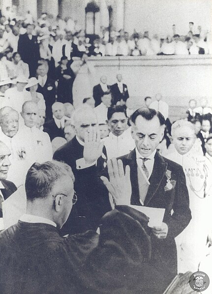 File:Manuel Quezon First Inauguration.jpg