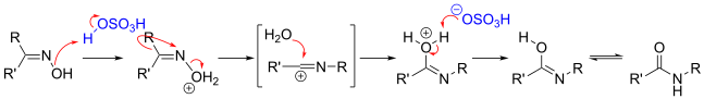 File:Mechanism Beckmann rearrangement.svg