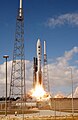 An Atlas V 551 with the New Horizons probe launches from Launch Pad 41 in Cape Canaveral