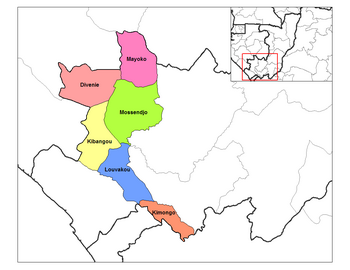 Mossendjo District in the region