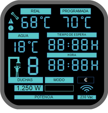 pantalla de termo smart