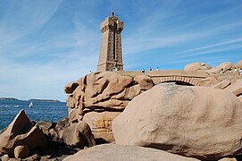 Vista del faro de Ploumanac'h