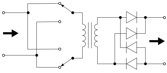 Push-pull converter circuit diagram