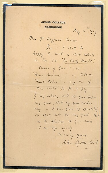 File:Quiller-couch letter to Sassoon.jpg