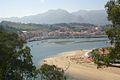 El río Sella a su paso por Ribadesella.