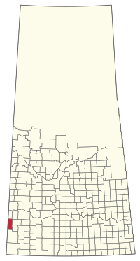 Location of the RM of Enterprise No. 142 in Saskatchewan