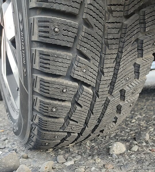 File:Studded winter tyre.jpg