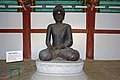 Early Koryo dynasty iron seated Buddha. Now held at the Koryo Museum in Kaesong, North Korea.