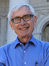 Incumbent Tony Evers from Plymouth