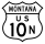 U.S. Highway 10N marker