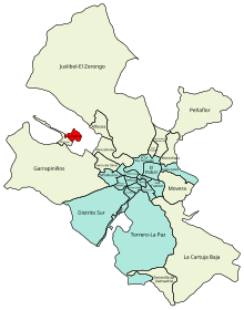 Zaragoza Mapa Junta Casetas.svg