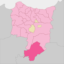 Location of Ain Zohra in Driouch Province