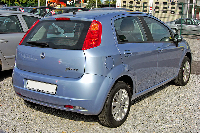 File:Fiat Grande Punto rear.JPG