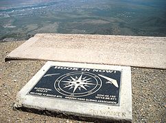 The launching platform for hang gliding on Mingus Mountain