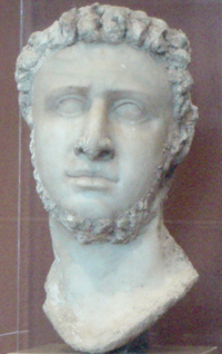 Probable bust of Ptolemy IX, may also be King Herod