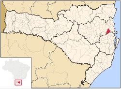 Location of Brusque