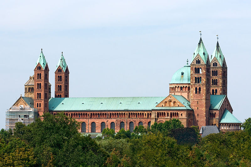 File:Speyer---Cathedral---South-View---(Gentry).jpg