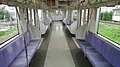 Interior view of set 51001 showing original seat style, August 2011