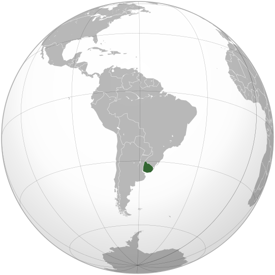 File:Uruguay (orthographic projection).svg