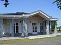 Funeral home at Oborín cemetery