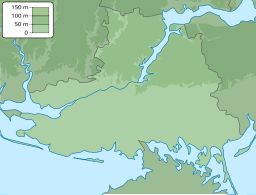 Location of gulf in the Black Sea