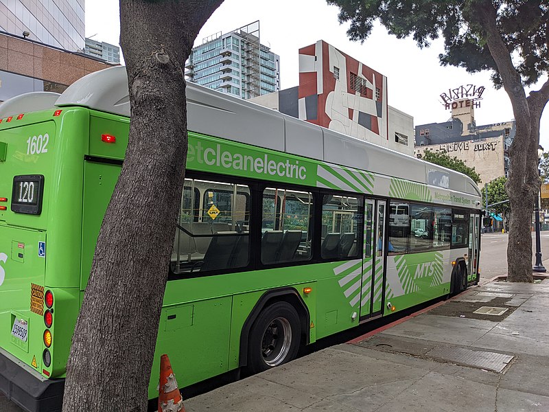 File:MTS Electric Bus downtown.jpg