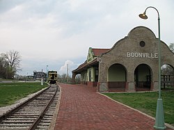 MKT Depot and Bridge on the Katy Trail