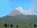 The active cone of Bulusan Volcano, the southernmost volcano of the region, located on the remains of the Irosin Caldera