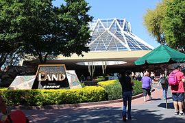 The conservatory-inspired architecture of The Land pavilion