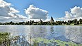 Panorama of the Ladoga Fortress from the eastern bank of the Volkhov River