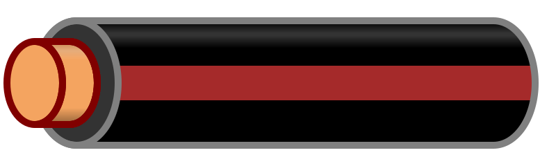 File:Wire black brown stripe.svg