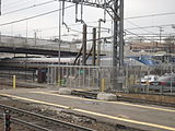 Amtrak locomotives at New Haven