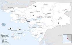 Guinea Bissau Base Map