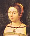 Margaret Tudor, wife of King James IV of Scotland and great grandmother of James I of England.