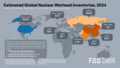 Image 59The number of nuclear warheads by country in 2024, based on an estimation by the Federation of American Scientists. (from Nuclear weapon)