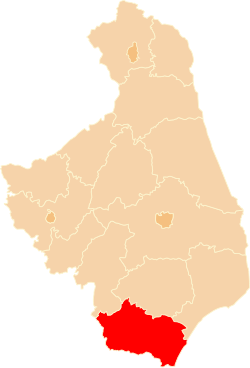 Location within the voivodeship