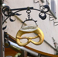 Bakery emblem in Ravensburg.